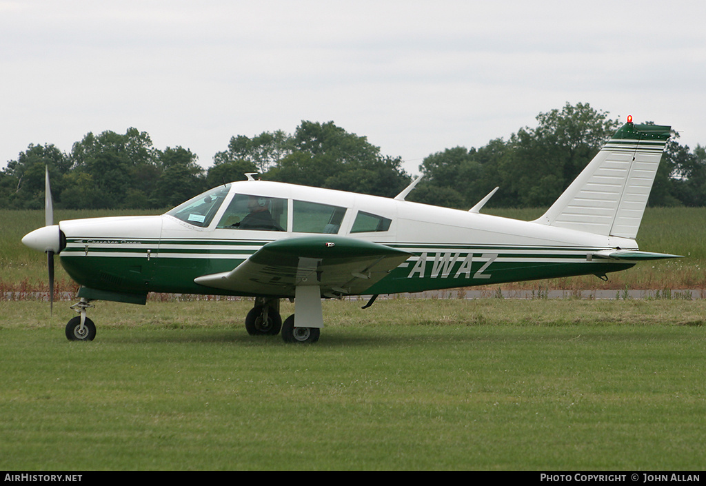 Aircraft Photo of G-AWAZ | Piper PA-28R-180 Cherokee Arrow | AirHistory.net #85581