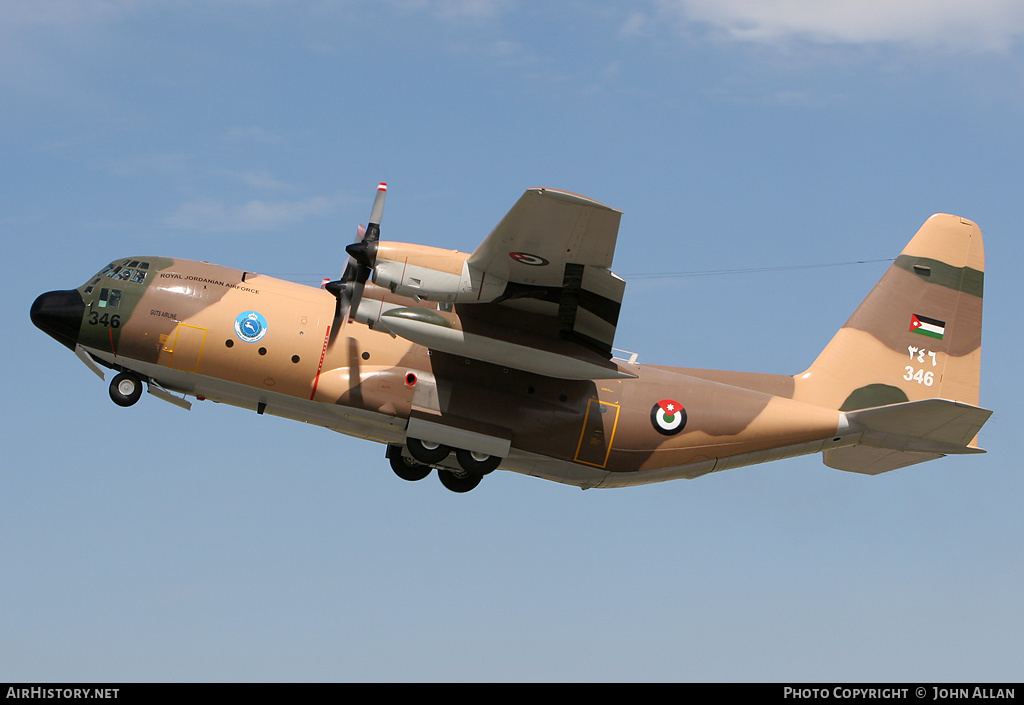Aircraft Photo of 346 | Lockheed C-130H Hercules | Jordan - Air Force | AirHistory.net #85612