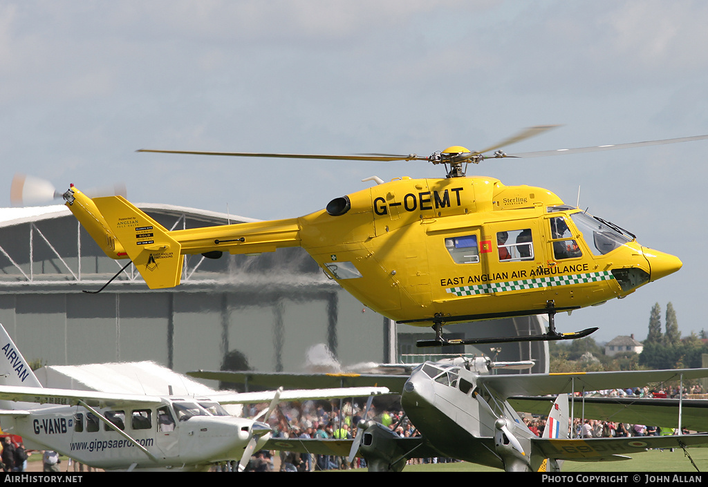 Aircraft Photo of G-OEMT | Eurocopter-Kawasaki BK-117C-1 | East Anglian Air Ambulance | AirHistory.net #85652