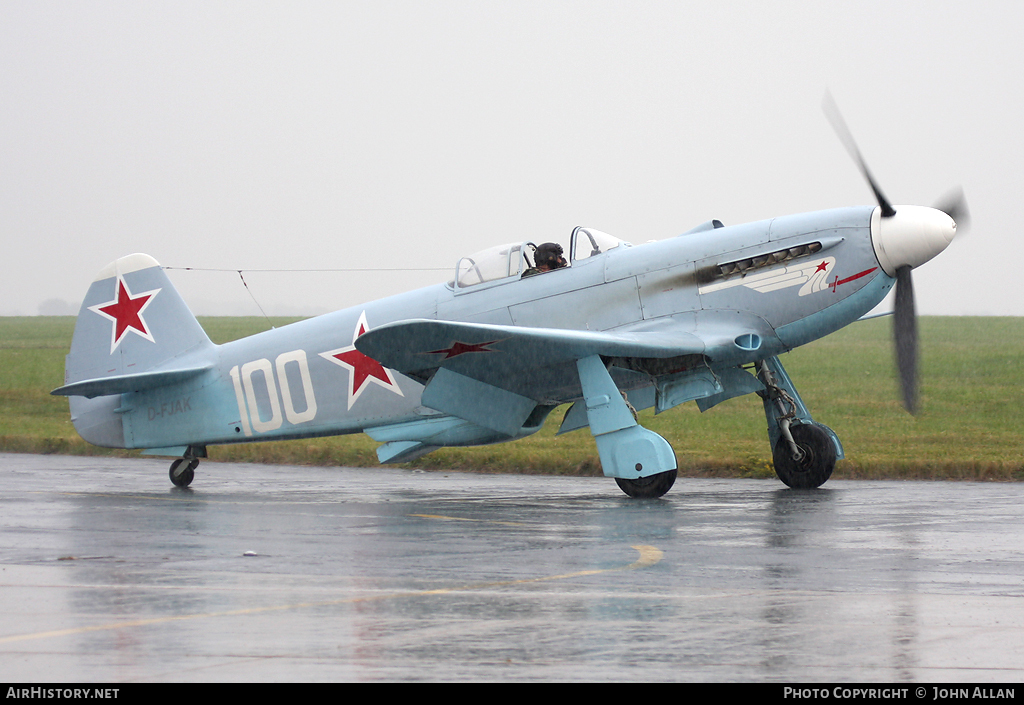 Aircraft Photo of D-FJAK / 100 | Yakovlev Yak-3UA | Soviet Union - Air Force | AirHistory.net #85673