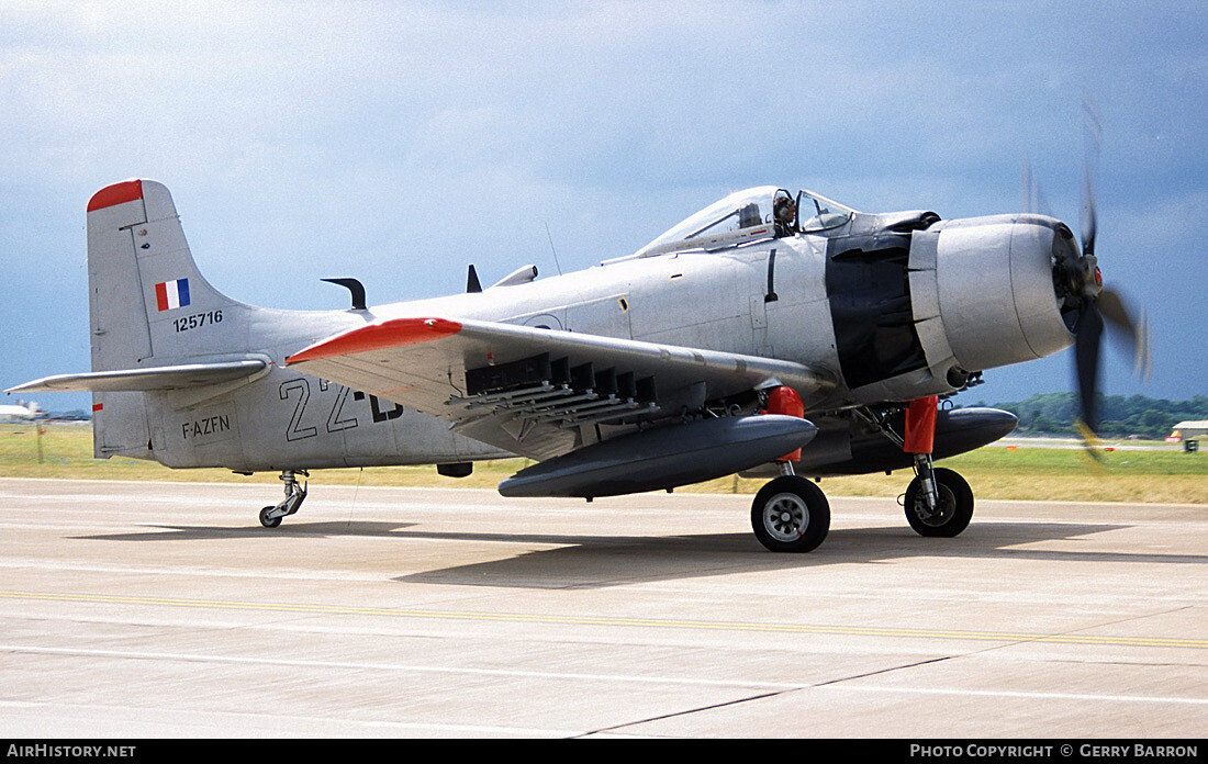 Aircraft Photo of F-AZFN / 125716 | Douglas A-1D Skyraider (AD-4N) | France - Air Force | AirHistory.net #85698