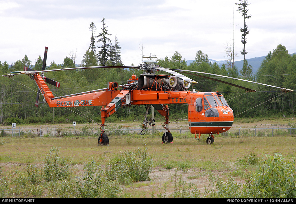 Aircraft Photo of C-GJZK | Sikorsky S-64E Skycrane | Erickson Air-Crane | AirHistory.net #85714
