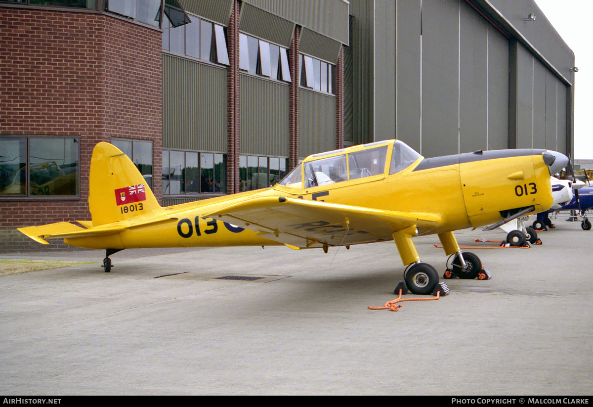 Aircraft Photo of G-TRIC / 18013 | De Havilland DHC-1 Chipmunk Mk22A | Canada - Air Force | AirHistory.net #85756
