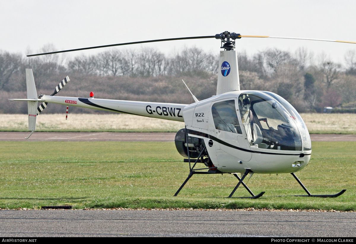 Aircraft Photo of G-CBWZ | Robinson R-22 Beta | Cabair | AirHistory.net #85760