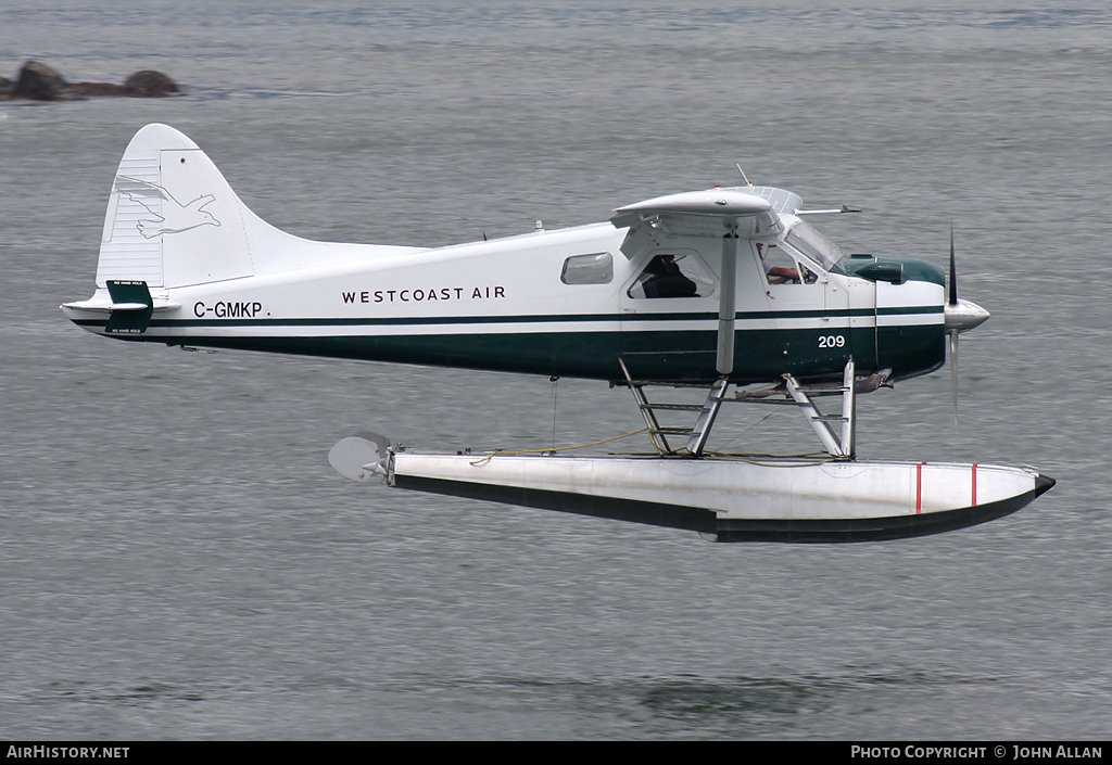 Aircraft Photo of C-GMKP | De Havilland Canada DHC-2 Beaver Mk1 | Westcoast Air | AirHistory.net #85764