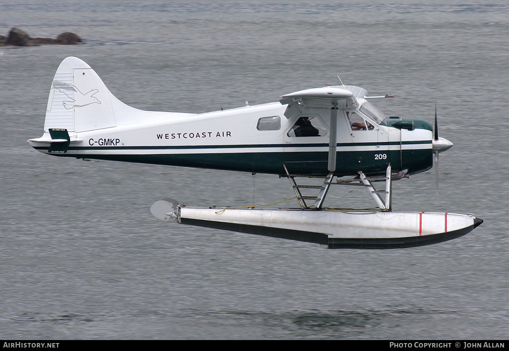 Aircraft Photo of C-GMKP | De Havilland Canada DHC-2 Beaver Mk.1 | Westcoast Air | AirHistory.net #85764
