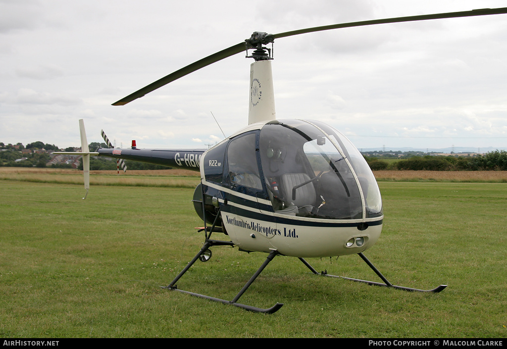 Aircraft Photo of G-HBMW | Robinson R-22 | Northumbria Helicopters | AirHistory.net #85771