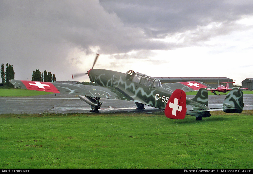 Aircraft Photo of G-DORN / C-552 | F+W C-3605 | Switzerland - Air Force | AirHistory.net #85779