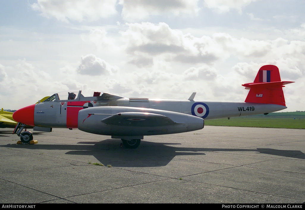 Aircraft Photo of WL419 | Gloster Meteor T7 (Mod) | UK - Air Force | AirHistory.net #85783