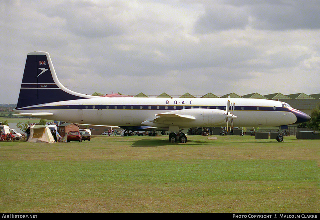 Aircraft Photo of G-AOVF | Bristol 175 Britannia 312F | BOAC - British Overseas Airways Corporation | AirHistory.net #85827
