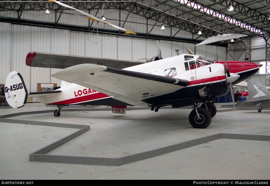 Aircraft Photo of G-ASUG | Beech E18S-9700 | Loganair | AirHistory.net #85845