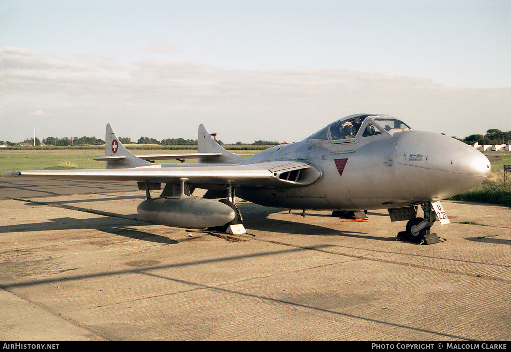 Aircraft Photo of U-1220 | De Havilland D.H. 115 Vampire T55 | Switzerland - Air Force | AirHistory.net #85859