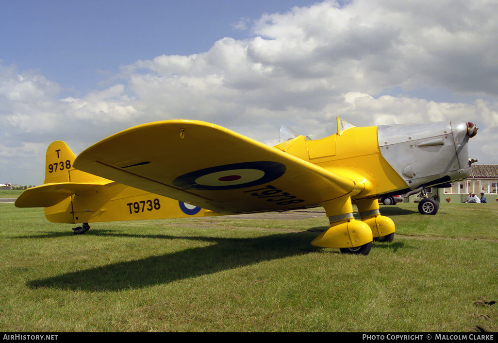 Aircraft Photo of G-AKAT / T9738 | Miles M.14A Hawk Trainer 3 | UK - Air Force | AirHistory.net #85889