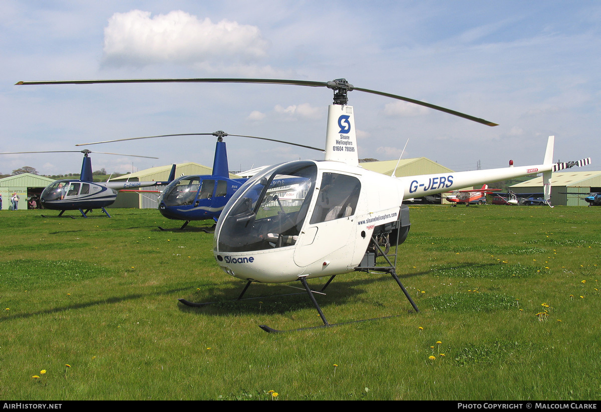 Aircraft Photo of G-JERS | Robinson R-22 Beta | Sloan Helicopters | AirHistory.net #85893