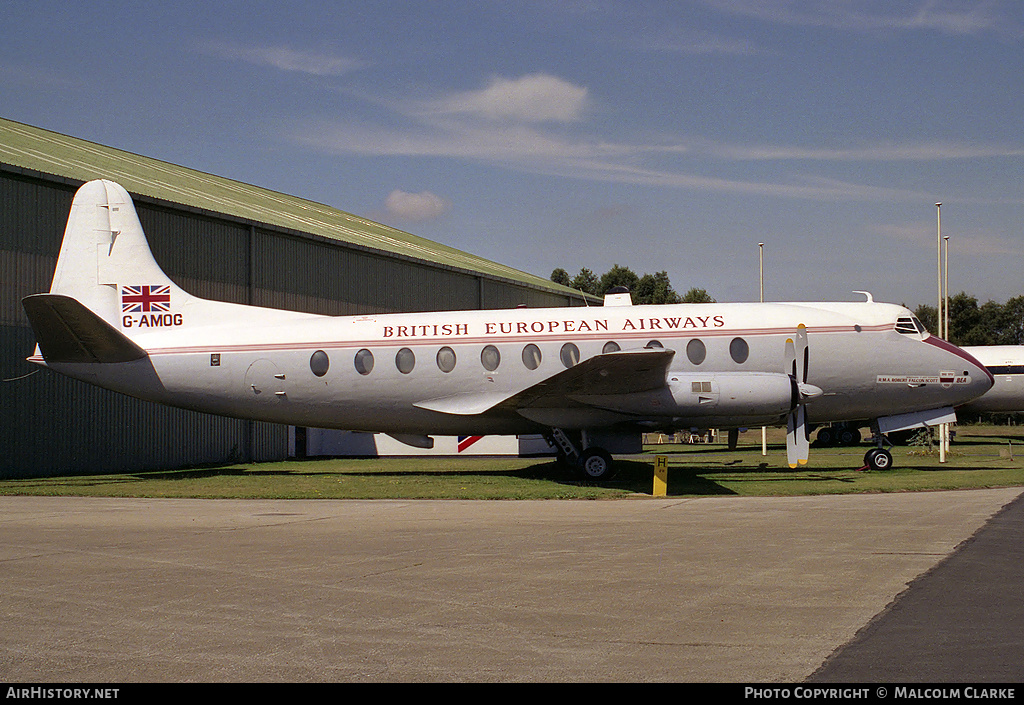 Aircraft Photo of G-AMOG | Vickers 701 Viscount | BEA - British European Airways | AirHistory.net #85902