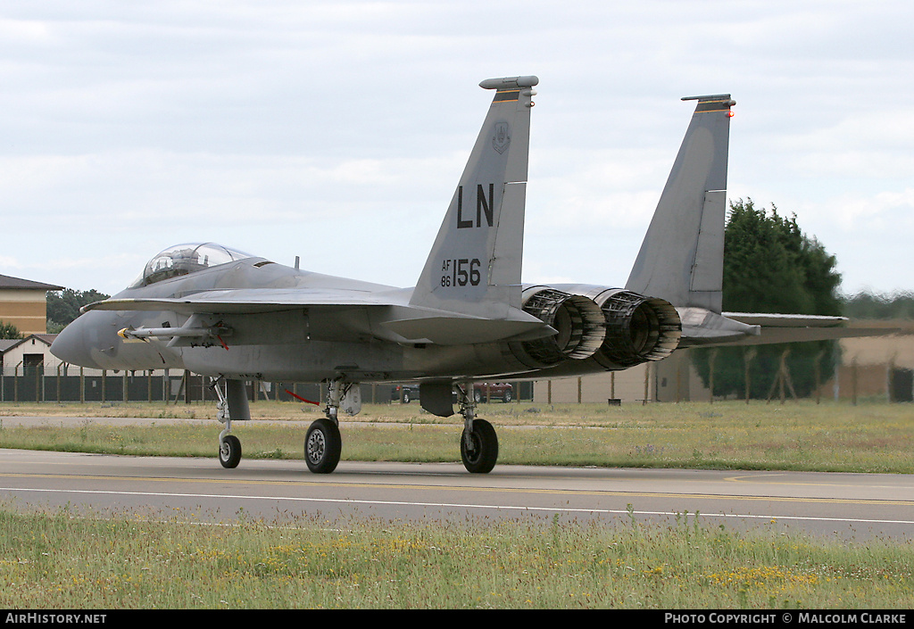 Aircraft Photo of 86-0156 / AF86-156 | McDonnell Douglas F-15C Eagle | USA - Air Force | AirHistory.net #85916