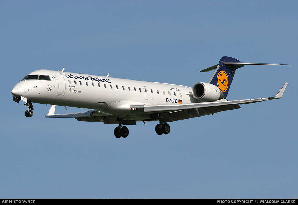 Aircraft Photo of D-ACPB | Bombardier CRJ-701ER (CL-600-2C10) | Lufthansa Regional | AirHistory.net #85937