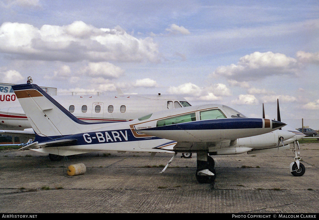 Aircraft Photo of G-BARV | Cessna 310Q | AirHistory.net #85955