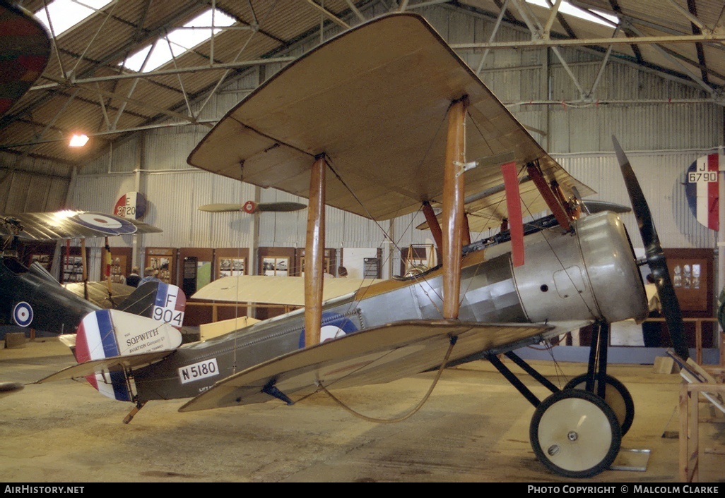 Aircraft Photo of G-EBKY / N5180 | Sopwith Pup | UK - Air Force | AirHistory.net #86004