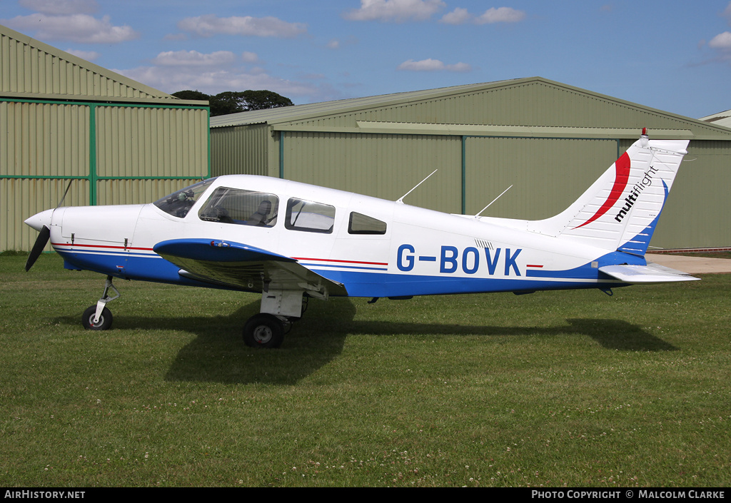 Aircraft Photo of G-BOVK | Piper PA-28-161 Warrior II | Multiflight | AirHistory.net #86028