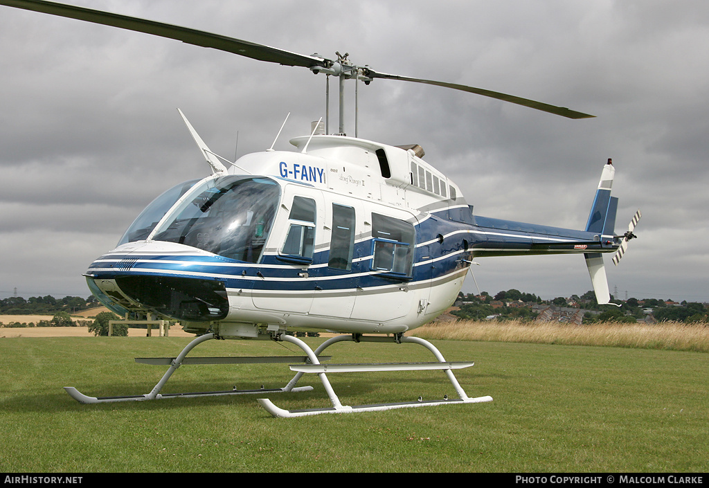 Aircraft Photo of G-FANY | Bell 206L-1 LongRanger II | AirHistory.net #86030