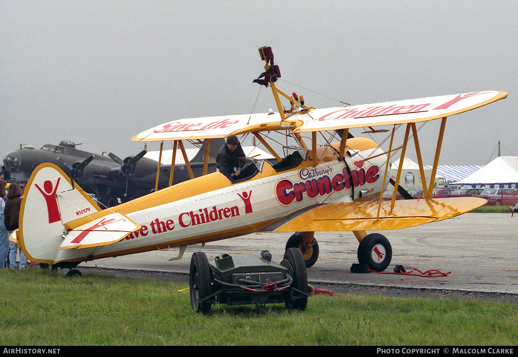 Aircraft Photo of N5057V | Boeing PT-13D Kaydet (E75) | Crunchie | AirHistory.net #86036