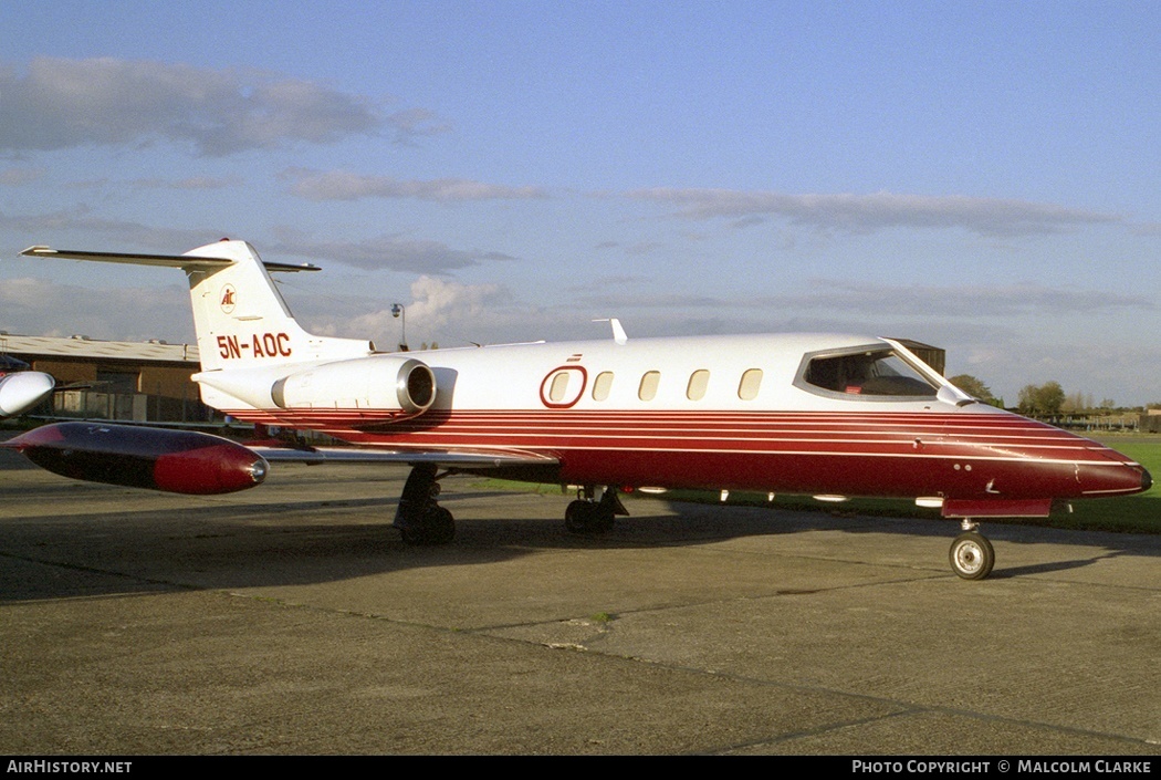 Aircraft Photo of 5N-AOC | Gates Learjet 25D | AIC | AirHistory.net #86060