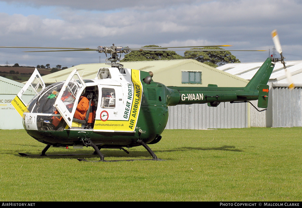 Aircraft Photo of G-WAAN | MBB BO-105DB | Great North Air Ambulance | AirHistory.net #86070