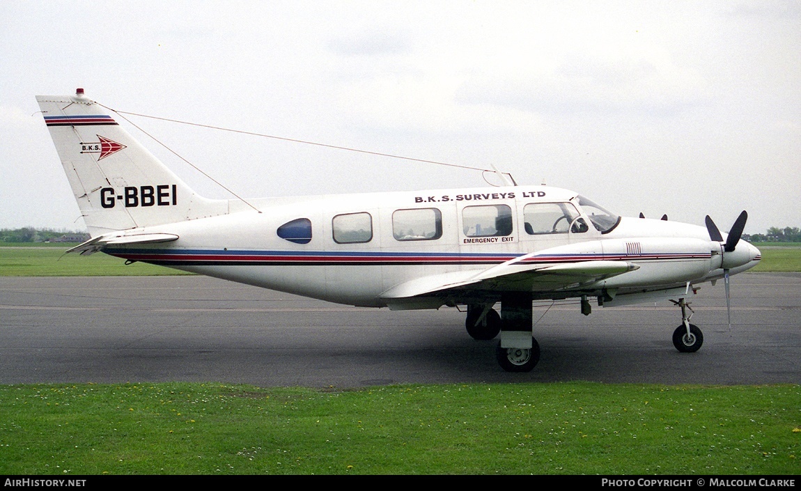 Aircraft Photo of G-BBEI | Piper PA-31-310 Navajo | BKS Surveys | AirHistory.net #86089