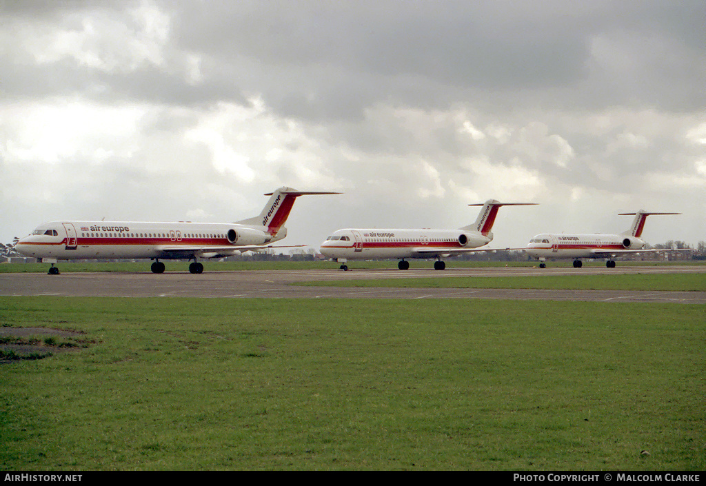 Aircraft Photo of PH-ZCM | Fokker 100 (F28-0100) | Air Europe | AirHistory.net #86090