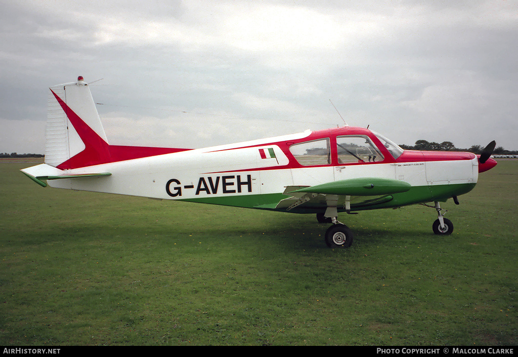 Aircraft Photo of G-AVEH | SIAI-Marchetti S-205-20/R | Bob Crow Aircraft Sales | AirHistory.net #86102