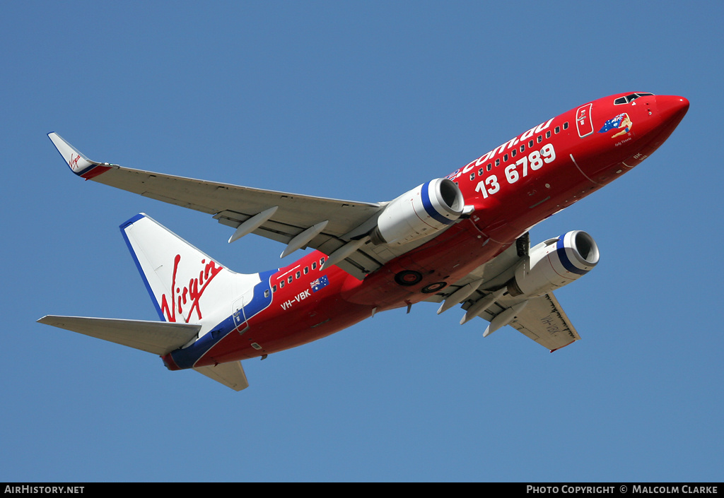 Aircraft Photo of VH-VBK | Boeing 737-7Q8 | Virgin Blue Airlines | AirHistory.net #86122