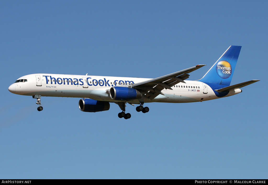 Aircraft Photo of G-JMCD | Boeing 757-25F | Thomas Cook Airlines | AirHistory.net #86125