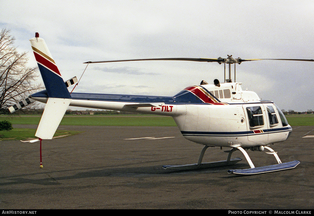 Aircraft Photo of G-TILT | Bell 206B-3 JetRanger III | Universal Holdings | AirHistory.net #86131
