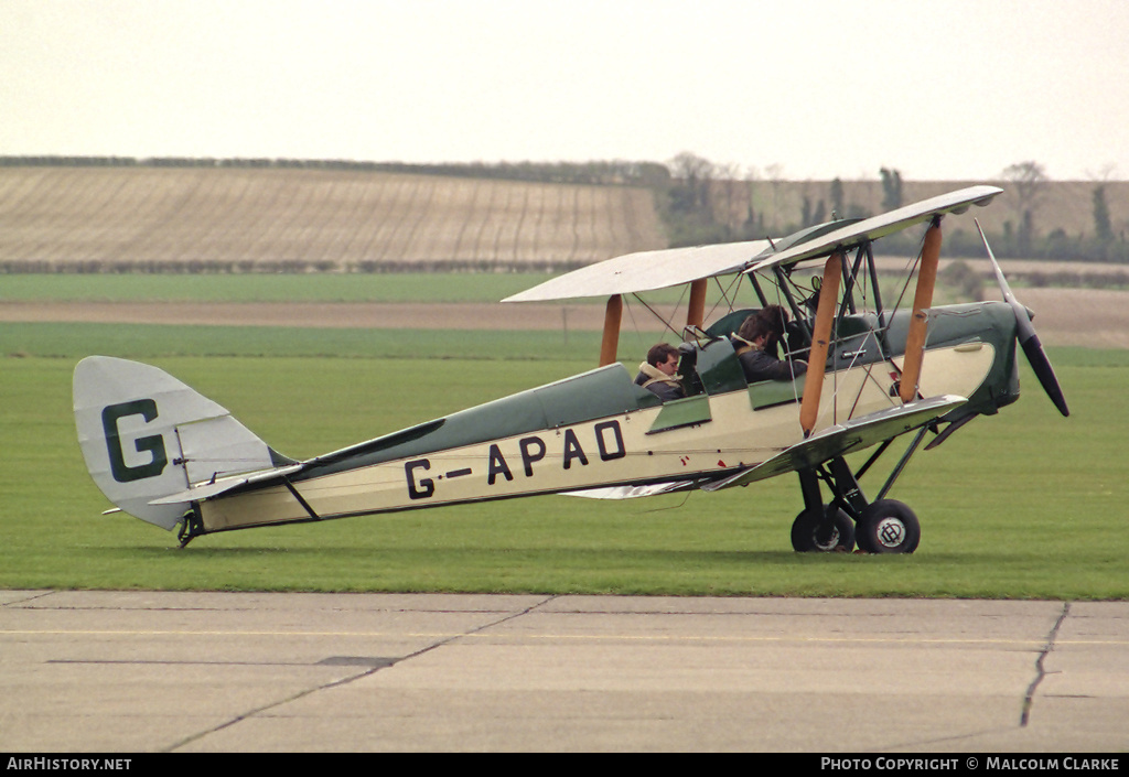 Aircraft Photo of G-APAO | De Havilland D.H. 82A Tiger Moth II | AirHistory.net #86135