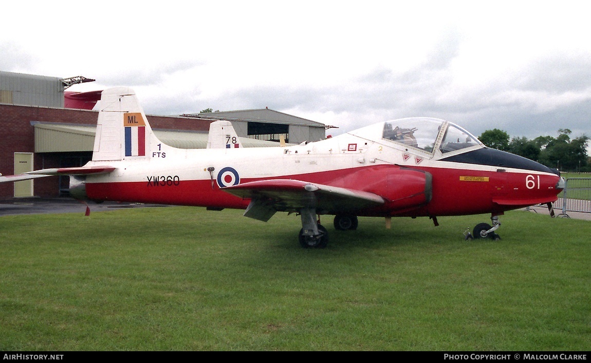 Aircraft Photo of XW360 | BAC 84 Jet Provost T5A | UK - Air Force | AirHistory.net #86149