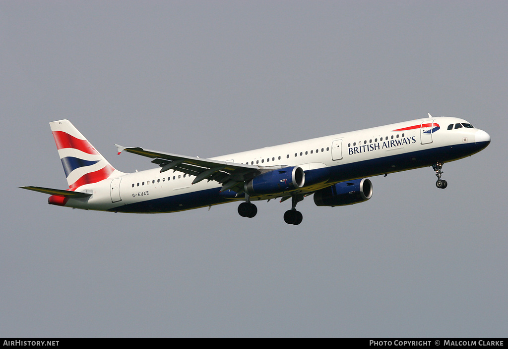 Aircraft Photo of G-EUXE | Airbus A321-231 | British Airways | AirHistory.net #86159