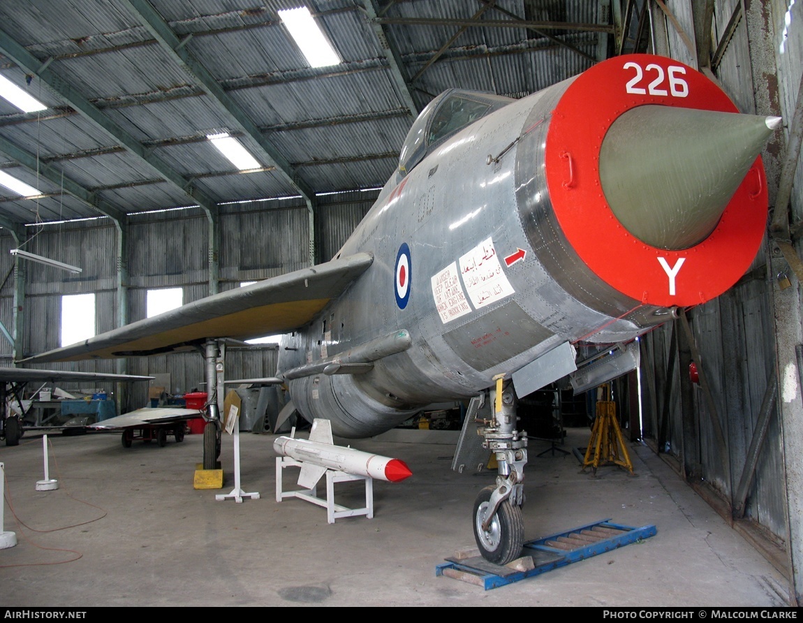 Aircraft Photo of ZF594 | English Electric Lightning F53 | UK - Air Force | AirHistory.net #86163