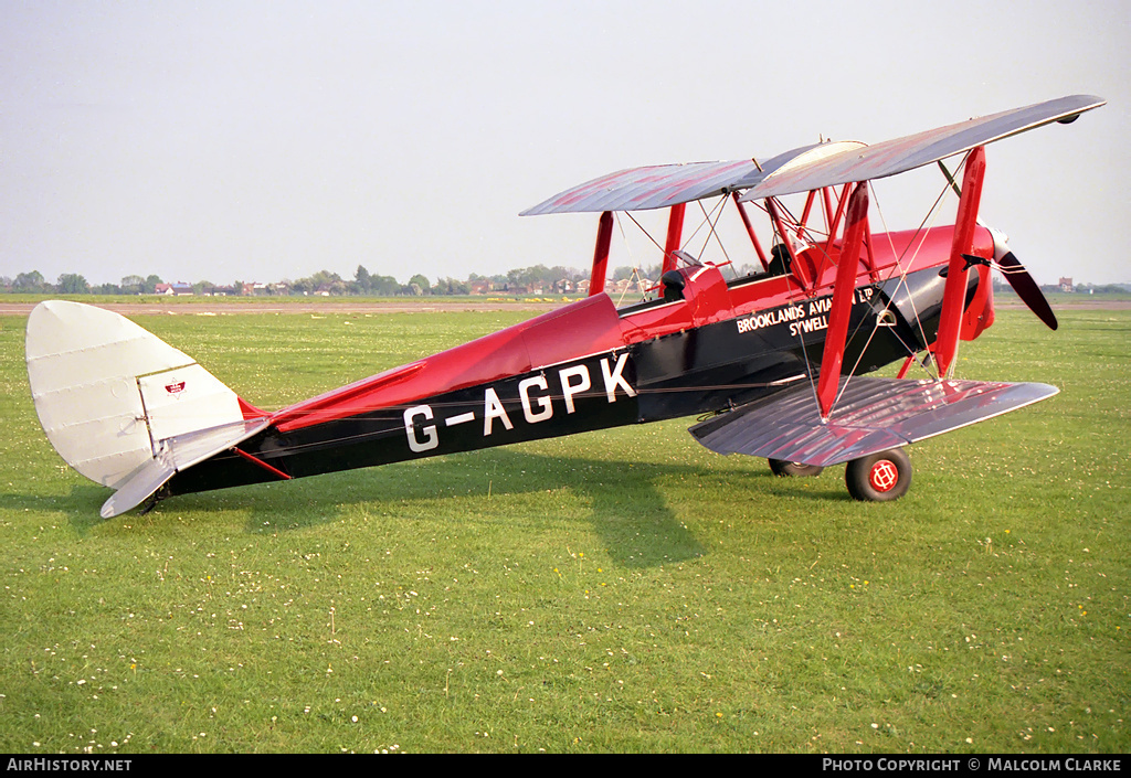 Aircraft Photo of G-AGPK | De Havilland D.H. 82A Tiger Moth II | AirHistory.net #86174