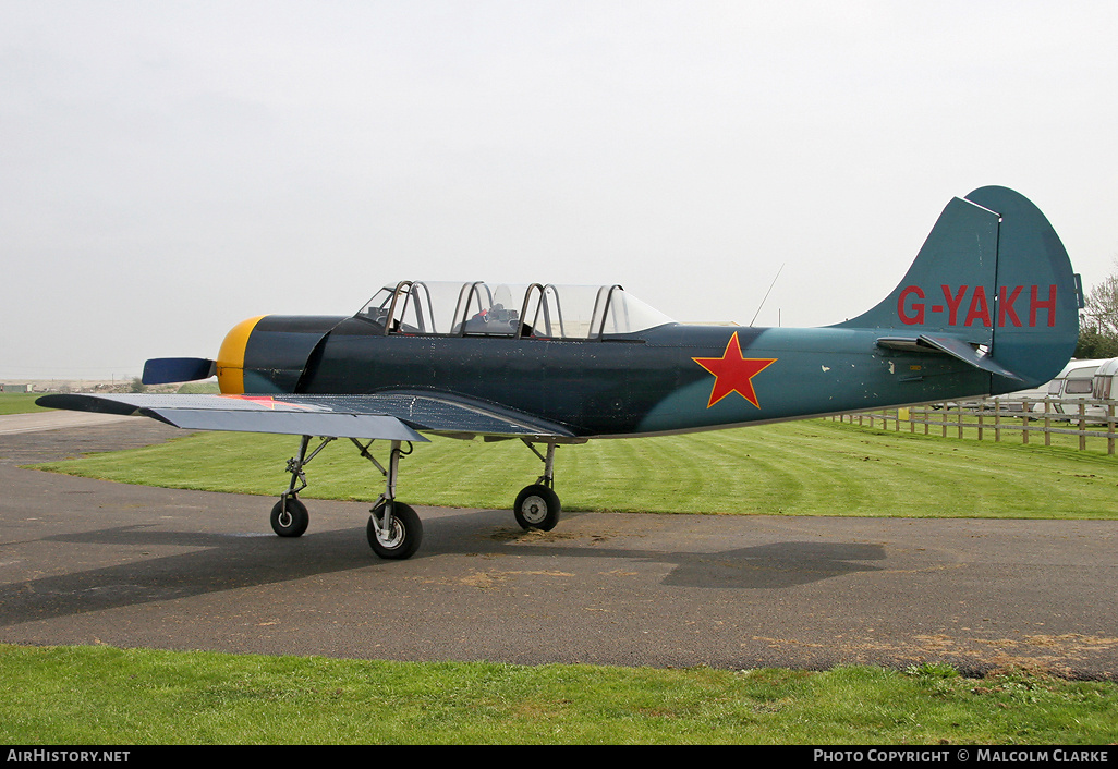 Aircraft Photo of G-YAKH | Yakovlev Yak-52 | Soviet Union - Air Force | AirHistory.net #86190