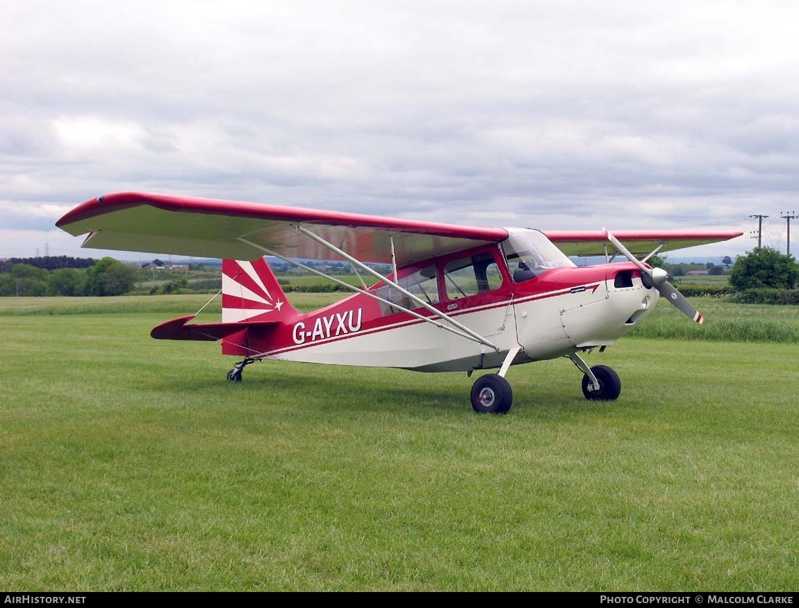 Aircraft Photo of G-AYXU | Bellanca 7KCAB Citabria | AirHistory.net #86193