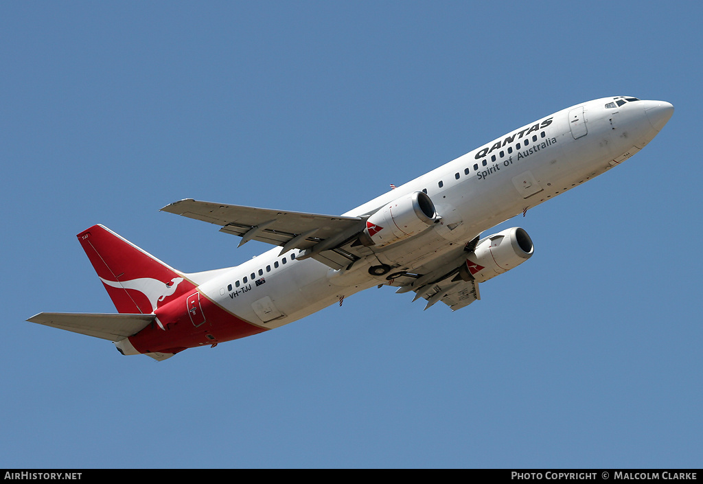 Aircraft Photo of VH-TJJ | Boeing 737-476 | Qantas | AirHistory.net #86195