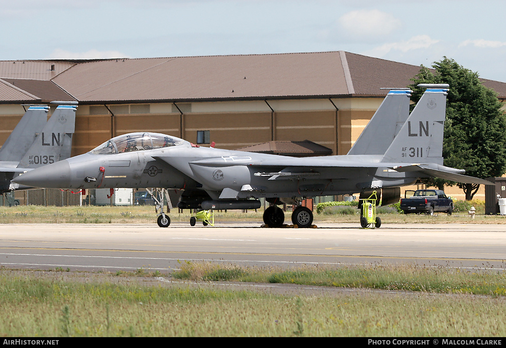 Aircraft Photo of 91-0311 / AF91-311 | McDonnell Douglas F-15E Strike Eagle | USA - Air Force | AirHistory.net #86214