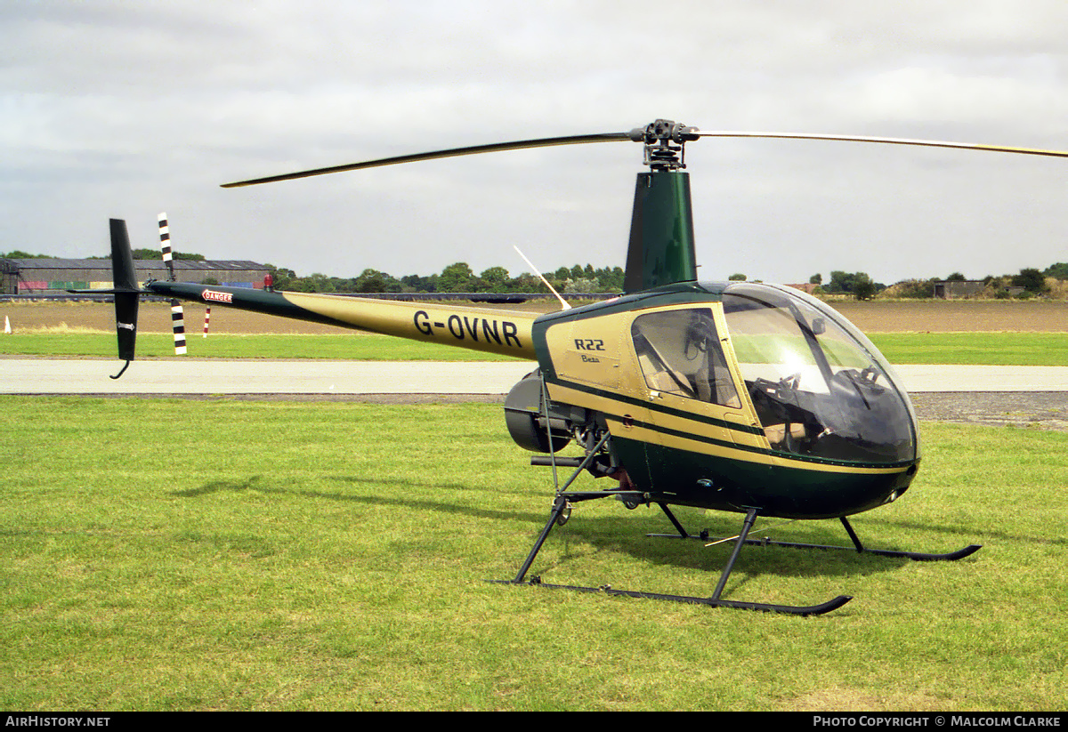 Aircraft Photo of G-OVNR | Robinson R-22 Beta | Helicopter Training & Hire | AirHistory.net #86230