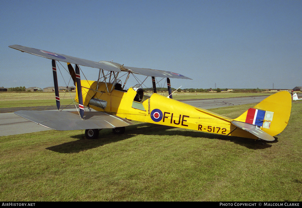 Aircraft Photo of G-AOIS / R-5172 | De Havilland D.H. 82A Tiger Moth II | UK - Air Force | AirHistory.net #86236