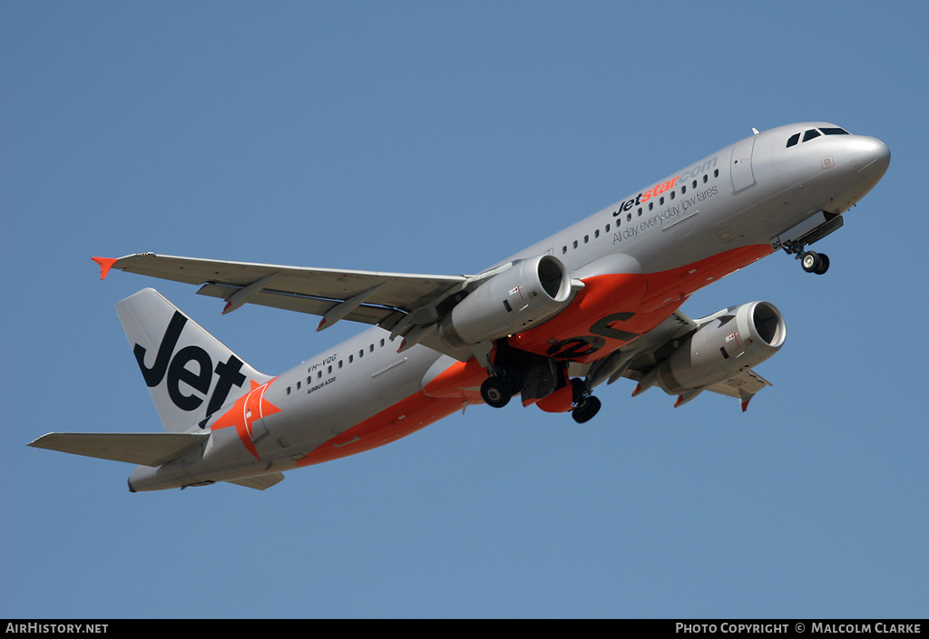 Aircraft Photo of VH-VQG | Airbus A320-232 | Jetstar Airways | AirHistory.net #86241