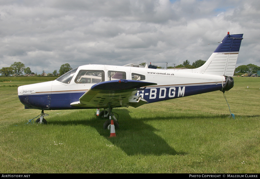 Aircraft Photo of G-BDGM | Piper PA-28-151 Cherokee Warrior | Comed | AirHistory.net #86252