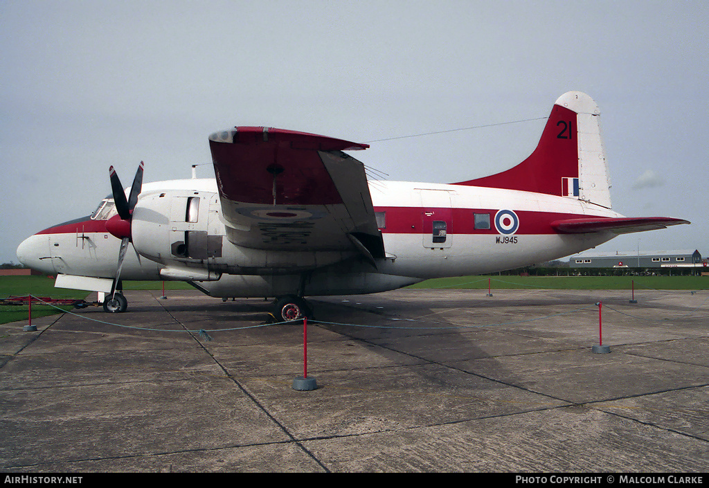 Aircraft Photo of WJ945 | Vickers 668 Varsity T.1 | UK - Air Force | AirHistory.net #86253