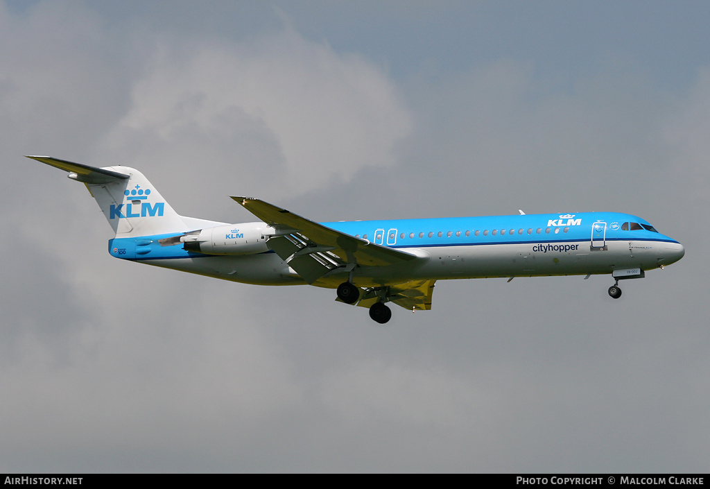 Aircraft Photo of PH-OFB | Fokker 100 (F28-0100) | KLM Cityhopper | AirHistory.net #86326
