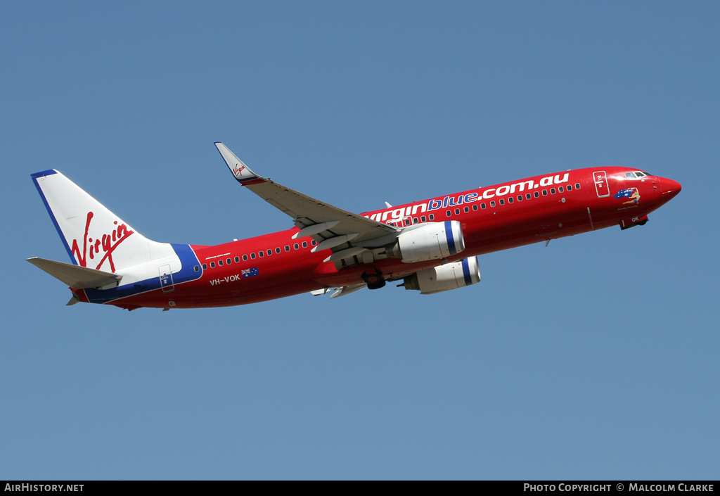 Aircraft Photo of VH-VOK | Boeing 737-8FE | Virgin Blue Airlines | AirHistory.net #86372